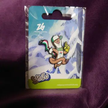 밀라노 올림픽 2026 Milo 핀 배지