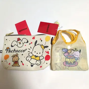 포차코 파우치 에코백 2세트 시마무라 산리오