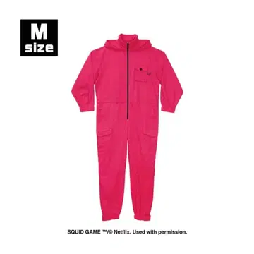 [레어] 이카 게임 점프슈트 핑크 가드 코스프레 M 사이즈 엔스카이