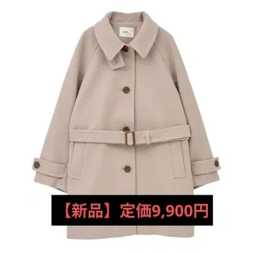 벨트 달린 테일러드 코트