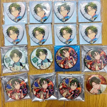 하스미 케이토 중국 한정 캔뱃지 세트 16개