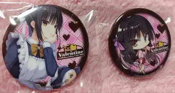유즈소프트 찻집 스텔라와 사신 나비 발렌타인 한정판 캔뱃지 사계절 나츠메
