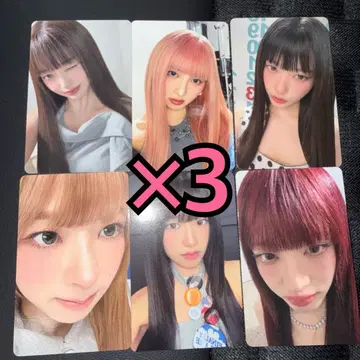 IVE 트레이딩 카드 REVIVE+ 타워 레코드 특전 6종 컴프 x 3