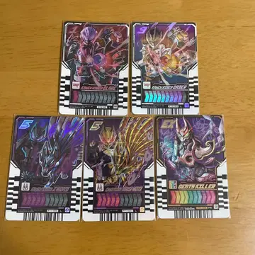 라이드 케미 트레이딩 카드 글레어 게이저 X 기츠 둠즈 기츠 기츠 킬러