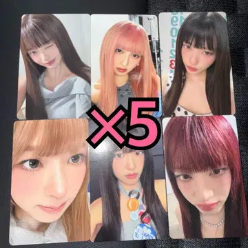 IVE 트레이딩 카드 REVIVE+ 타워 레코드 특전 6종 컴프 x 5