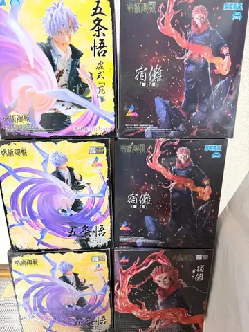 주술회전 피규어 루미나스타 스쿠나 고죠 사토루 6개 세트