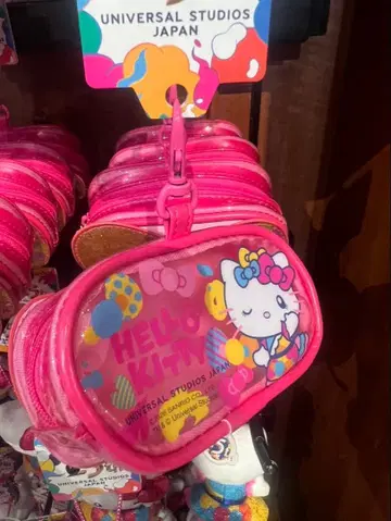 USJ 한정판 25th 키티 파우치 키체인