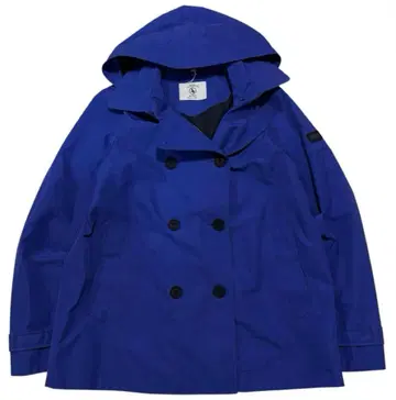 AIGLE GORE-TEX 숏 트렌치코트 블루 36