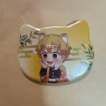 귀멸의 칼날 난자타운 미니게임 고양이형 캔뱃지 아가츠마 젠이츠