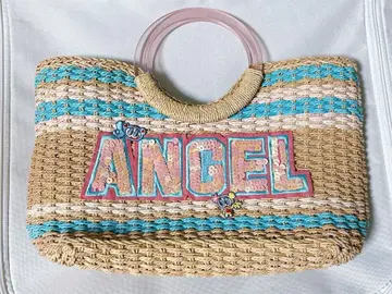 엔젤블루 헤이세이 레트로 바스켓백 백 레이스업 당시물