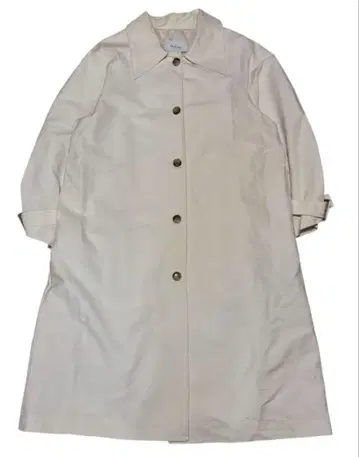 NUEbyas Milky 스프링 트렌치코트 아이보리 계열