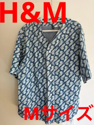 H&M 캐스퍼 데님 셔츠 M 봄 구제 의류풍 1점 한정 레어 완판템