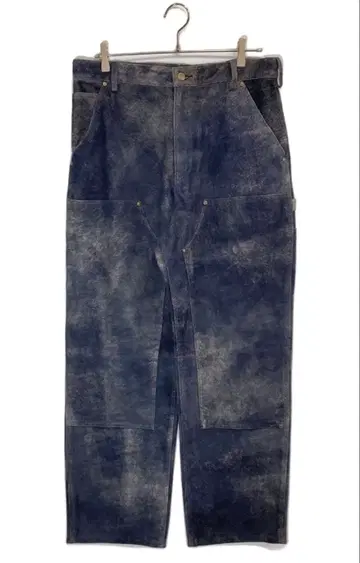 seven by seven LEATHER DOUBLE KNEE PANTS