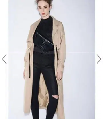 EGOIST 스포티 믹스 트렌치코트