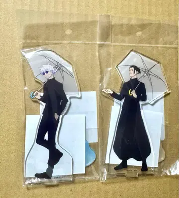 주술회전 회옥 편옥 아크릴 스탠드 고죠 사토루, 게토 스구루 2점 세트