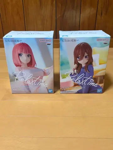 5등분의 신부 피규어 나카노 니노, 나카노 미쿠