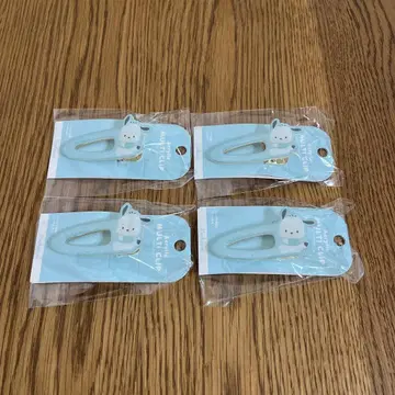 산리오 포차코 아크릴 멀티 클립 세트입니다