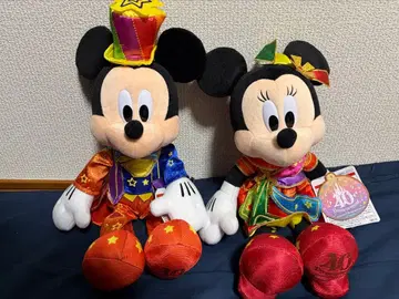 미키 미니 봉제 인형 디즈니 리조트 40주년 기념