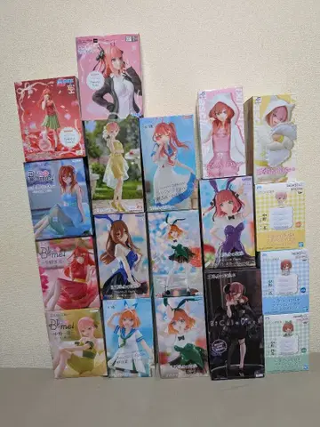 5등분의 신부 프라이스 피규어 묶음 판매 18개