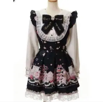 LIZLISA ManyHearts 애프터눈 티 패턴 셋업