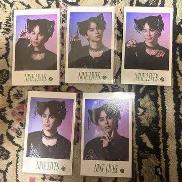 초특급 미니 사진 NINELIVES 타쿠야 컴프 세트