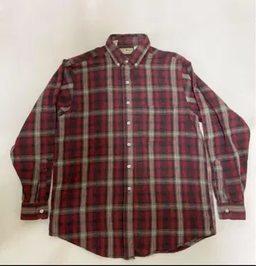90s L.L.Bean USA제 엘엘빈 체크 플란넬 셔츠 빅