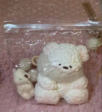 pupulando 파우더 코팅 머플러 곰돌이