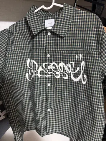 blessu 체크 셔츠