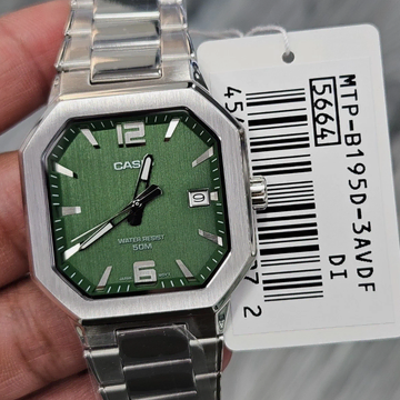 希少】CASIO MTP-B195D-3AVDF グリーン 腕時計 #815 金台鐘錶】CASIO 