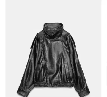 ZARA 페이크 레더 자켓 XS