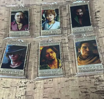 용과 같이 8 외전 수배서풍 아크릴 키링 컬렉션 6개