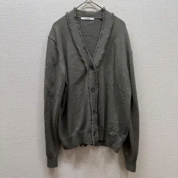 1176 SLOANE 프린지 V넥 가디건 SL8S-564 카키 그레이