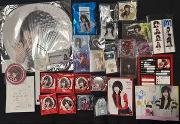 AVAM 사에키 나나미 굿즈 등 캔뱃지 부채 카드 스티커