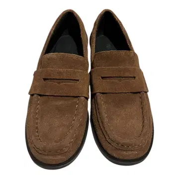 ZARA 스플릿 스웨이드 페니 스트랩 로퍼 23.5~24cm