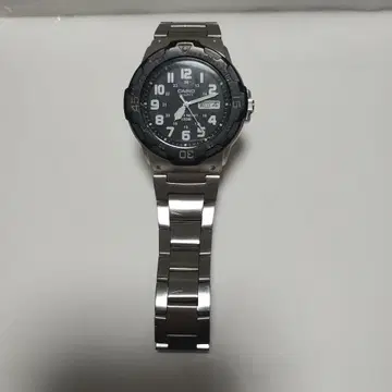 CASIO MRW-200H 쿼츠 손목시계 블랙/실버