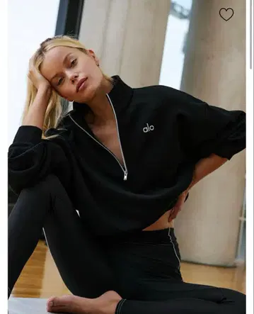 정품 ALO 지퍼 맨투맨 상의 S