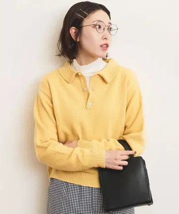 fig london AIRLYS 니트 폴로