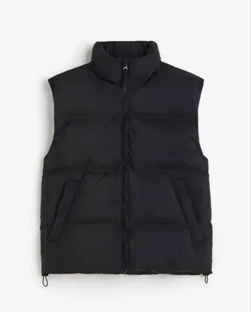 새상품 H&M 고급 다운 베스트 방풍&발수 가공 충전솜