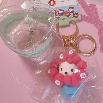 포차코 파스텔 컬러 키링 키링 커버