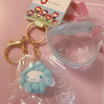 시나모롤 롤 키링과 커버 키링