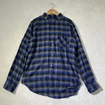 새상품급 CABANE de zucca 셔츠 [ M ] 옴브레 일본제 체크