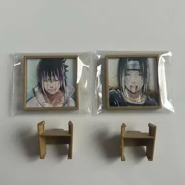 NARUTO 나루토 돌풍전 3D 리프 스탠드 사스케 이타치 세트 판매