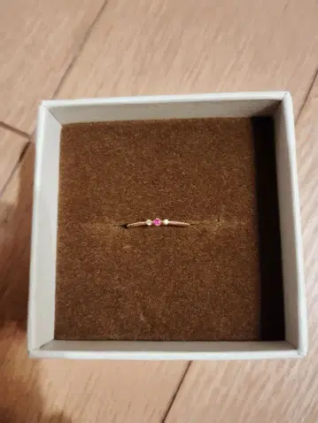 bigou SOPHIA k10 루비 핑키링 1호