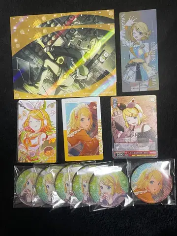 프로세카 에피카 금박 글리터 캔뱃지 그리캔 특전 카가미네 린 묶음 판매