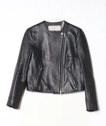 LE CIEL BLEU 블랙 가죽 자켓