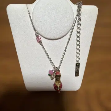 미사용! ANNA SUI 안나수이 딸기 모티브 목걸이 핑크