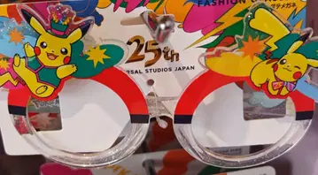 USJ 25주년 포켓몬 피카츄 패션 안경