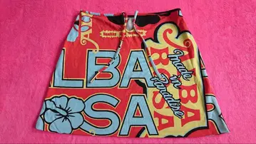 빈티지 레어 ALBA ROSA 메이파라 화려한 로고 하이 스커트