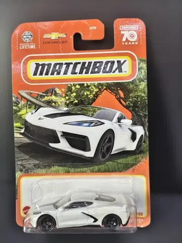 Matchbox 2020 콜벳 화이트 미니카