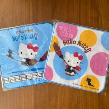 산리오 헬로키티 마녀 배달부 키키 푸치 타월 손수건